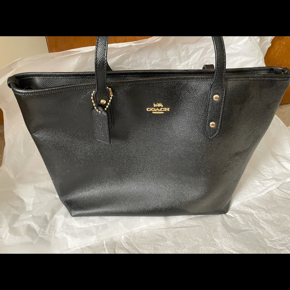 Black Coach Tote
